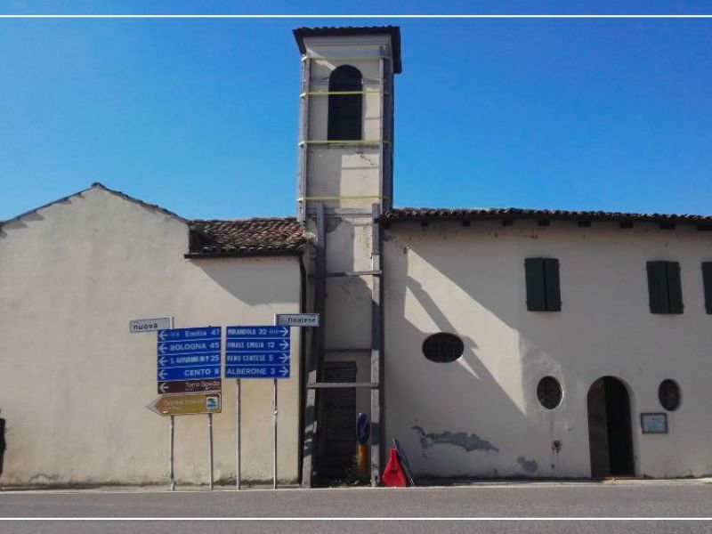 Miglioramento Sismico per l'Oratorio di S.Maria Assunta di Pilastrello a Cento - Ferrara